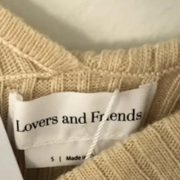 Lovers and Friends Ivory Sweater Size S - Picture 8 of 8